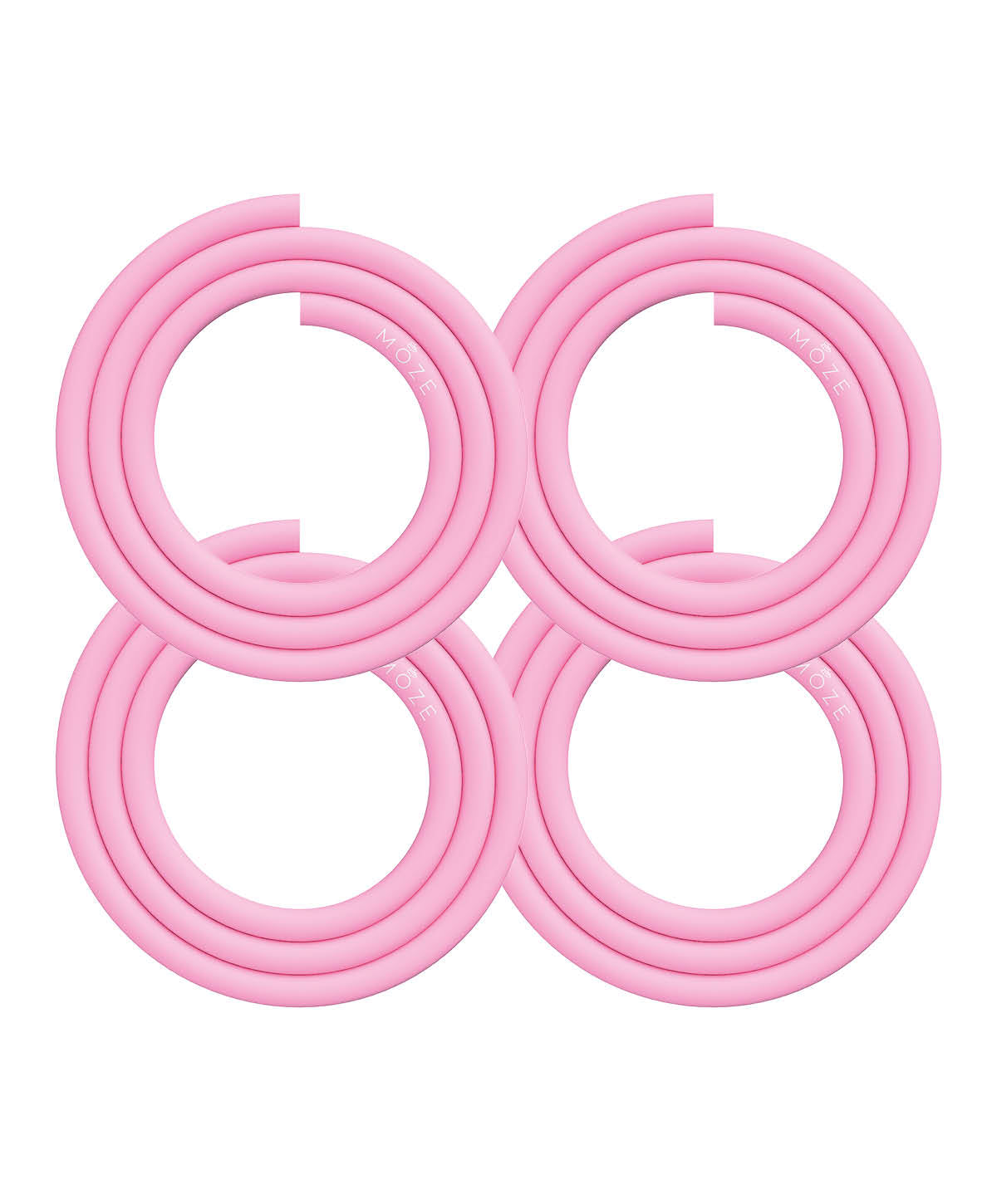 Silikonschlauch Pink 4er Set