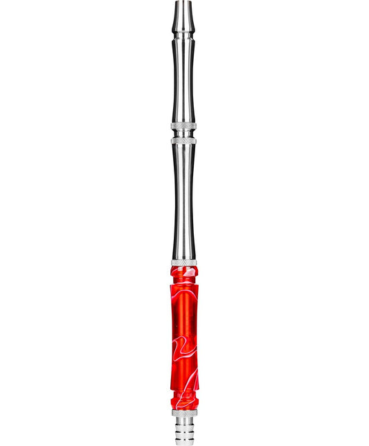 Moze Edelstahl Mundstück - Wavy Red