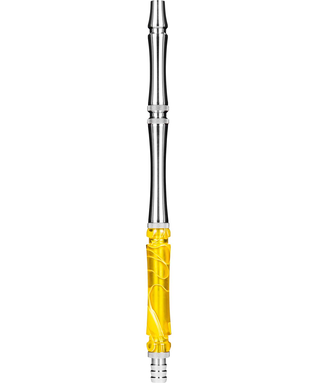 Moze Edelstahl Mundstück - Wavy Yellow