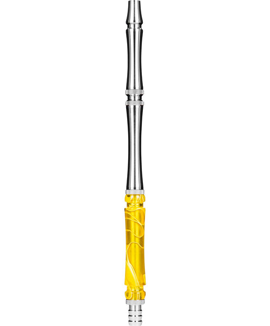 Moze Edelstahl Mundstück - Wavy Yellow
